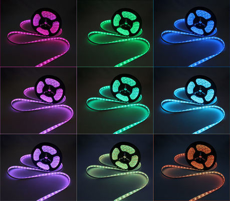 Musik Ip65 APP-Haus führte hellen Streifen flexible wasserdichte Luces Rgb 5050 Ausrüstungen