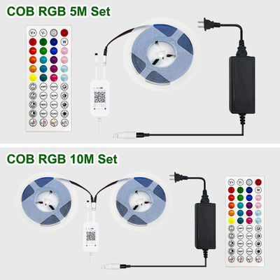 Intelligente Rgb-Musik-reagierender geführter Streifen-Bluetooth APP-Musik-Synchronisierungs-Kontrolleur Cob Rgb Light