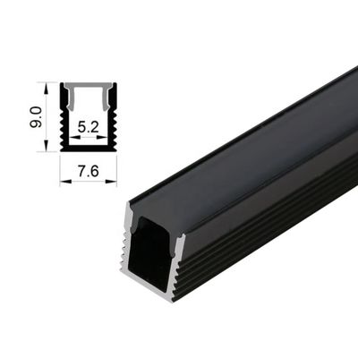Aluminiumprofil Mini Recessed Squares LED AL 0809 für Innenarchitektur-Decke im Freien