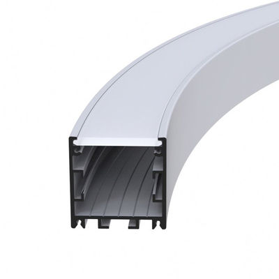 90lm kurvte rundes S formen LED-Aluminiumprofil kurvte geführte Verdrängung 2700K