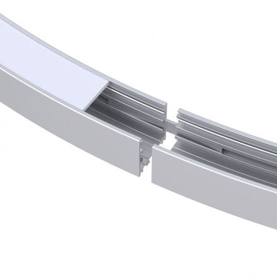 90lm kurvte rundes S formen LED-Aluminiumprofil kurvte geführte Verdrängung 2700K