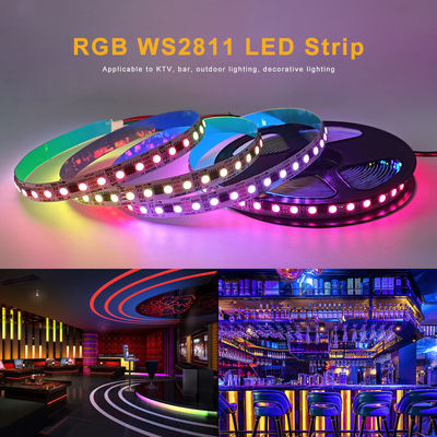 Zugängliches LED Licht 24V Aclorol programmierbare 5050 WS2811 Digital LED flexiblen Streifen-