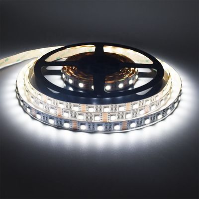 24V SMD 5050 Rgbw führte Streifen 4 in warmer weißer heller 5m wasserdichter Neonbeleuchtung 1 für im Freien
