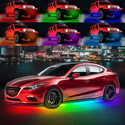 Jagendes Farbtraumauto Underglow Kit Neon Lights 50cm 120cm wasserdicht