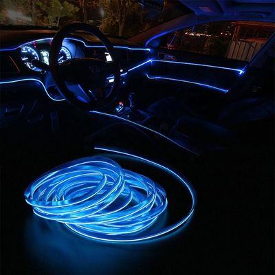 3m geändertes Auto beleuchtet EL-Kaltlicht-Linie mit Armaturenbrett-Konsole LED umgebendes Ligh USBs DIY T