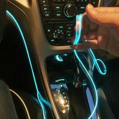 3m geändertes Auto beleuchtet EL-Kaltlicht-Linie mit Armaturenbrett-Konsole LED umgebendes Ligh USBs DIY T