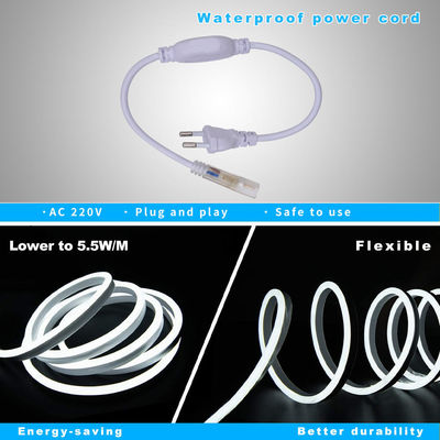 heller Silikon-Neonneonstreifen flexible Luces Rubber Cuttable Strip 220V RGB LED