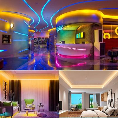 heller Silikon-Neonneonstreifen flexible Luces Rubber Cuttable Strip 220V RGB LED
