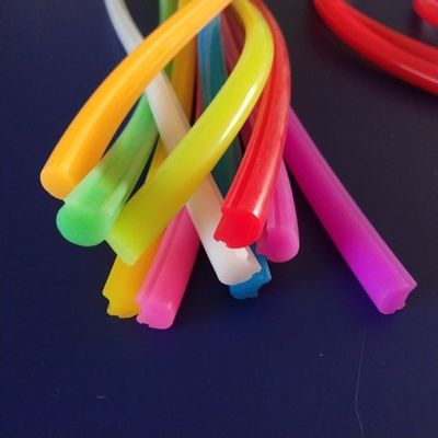 Flexible helle kundenspezifische Leuchtröhre-Mehrfarbenneonzeichen des Silikon-LED 6mm 8mm 10mm 6500k