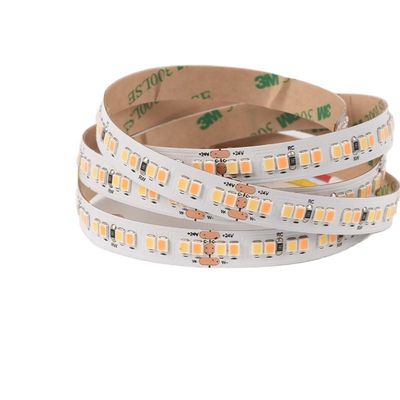 Melodisches weißes justierbares geführtes Smd 2835 224LEDs/M LED flexibles Streifen-Verdoppelunglicht CCT