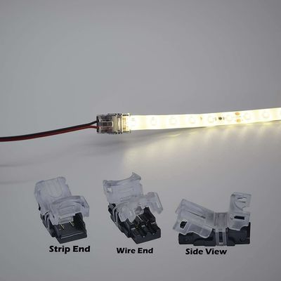 zusätzlicher Terminaldraht weibliche männliche 8mm 4pin 3pin 2 Pin Led Light Connector LED 10mm