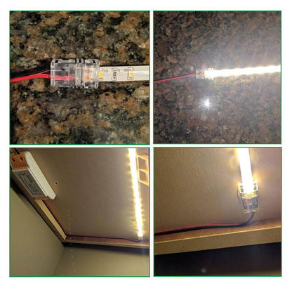 zusätzlicher Terminaldraht weibliche männliche 8mm 4pin 3pin 2 Pin Led Light Connector LED 10mm