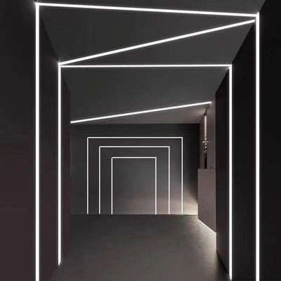 LED-Licht streift Aluminiumkanal mit PC Abdeckung vertieftem Trockenmauer-Gips-Gips geführtem Aluminiumprofil ab