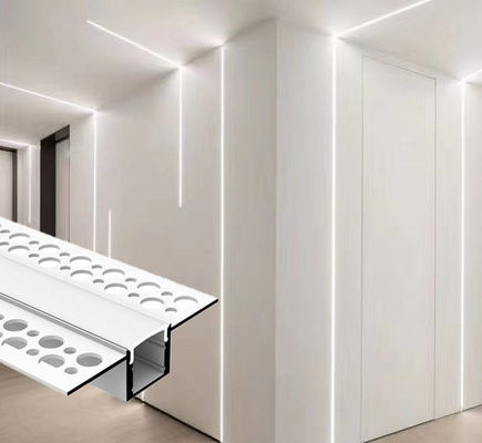 LED-Licht streift Aluminiumkanal mit PC Abdeckung vertieftem Trockenmauer-Gips-Gips geführtem Aluminiumprofil ab