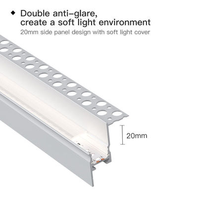 Moderne vertiefte Wand-Waschmaschine der LED-Aluminiumkanal-Licht-Decken-LED, die 9.5W/M Aluminum Profile Linear Streifen-Licht beleuchtet