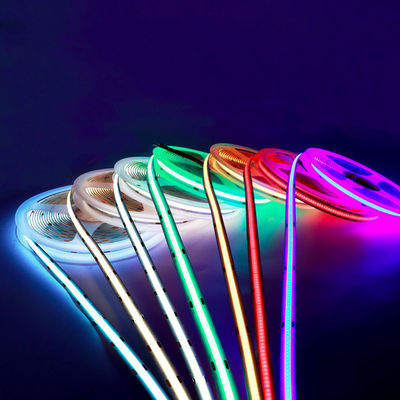 10mm 756LEDs/M Rgb Cob LED Streifen Rgb 768Leds/M 24V Ip65 wasserdichte LED flexibel