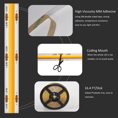 PFEILER LED flexibles Band-Licht 2023 Streifen-480leds 2700K 3000K 4000K 6000K ohne Punkt