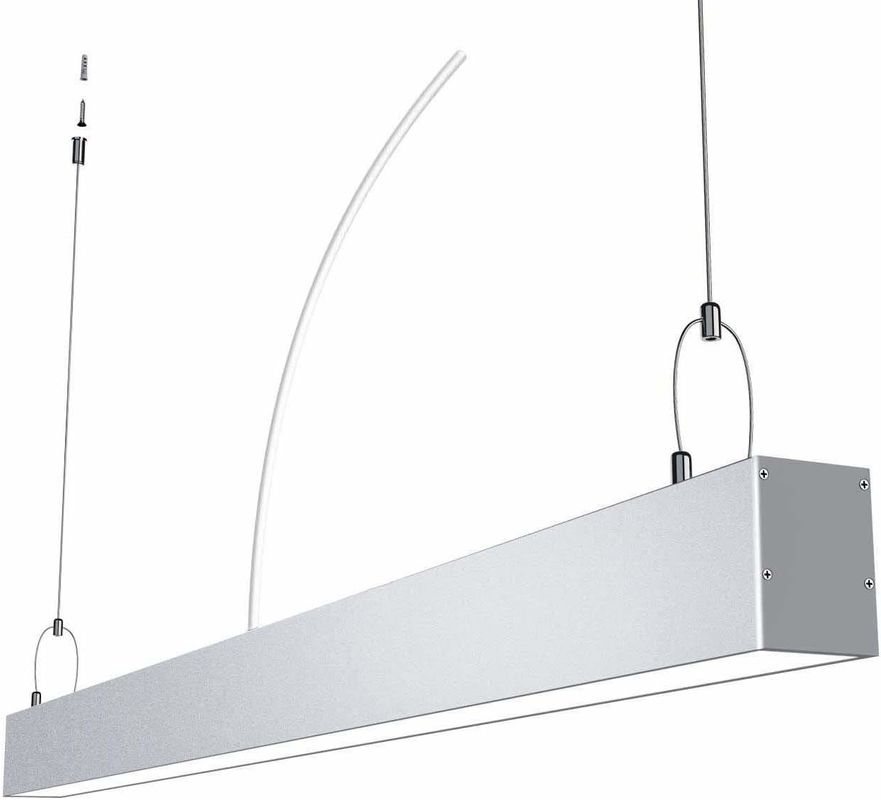 Geführter linearer hängender angebrachter Spitzenkorridor des Streifen-Licht-Aluminiumprofil-LED oben unten