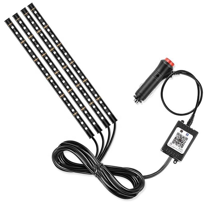 SMD 5050 RGB änderte Auto-Innenausstattungs-Atmosphären-Licht der Auto-Licht-Lampen-LED
