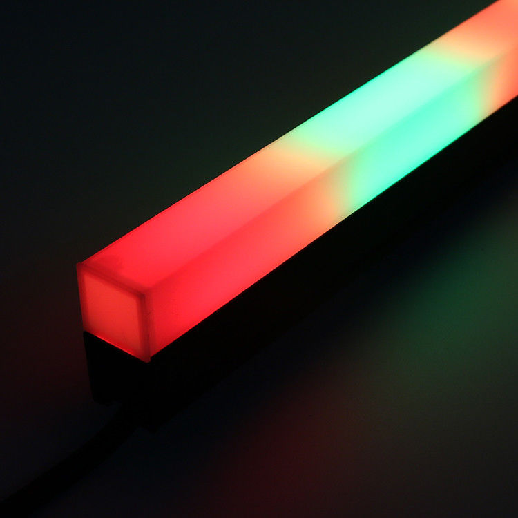 Leuchtröhre-Aluminiumbahn DC24V 96leds lineare geführte Pixel-DMX RGB für das Beleuchten von Projekten