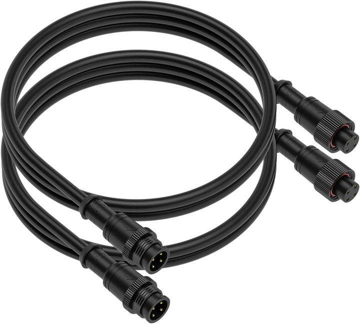 Wasserdichter Draht-Verlängerungskabel LED zusätzlicher M12 A kodierter elektrischer Cirlular 3 Pin 4