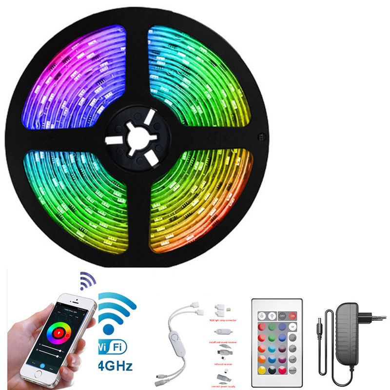 5M 5050 Wifi Stimmungs-Licht-Kit Dream Color Change For-Dekoration App-flexible intelligente LED