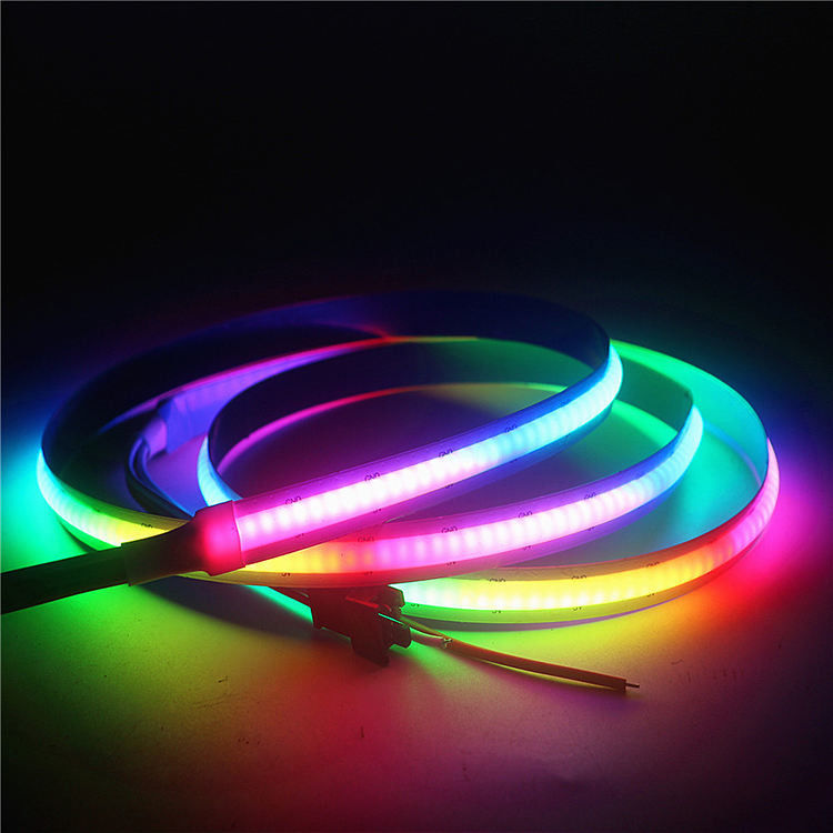 Stimmungs-Licht-Streifen RGB-Pfeiler-Smarts LED kein Dots Full Color Light Strip 630LEDs/M