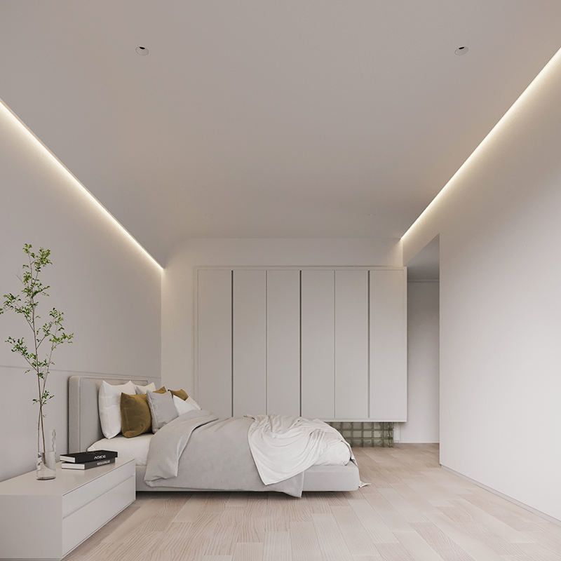 Moderne vertiefte Wand-Waschmaschine der LED-Aluminiumkanal-Licht-Decken-LED, die 9.5W/M Aluminum Profile Linear Streifen-Licht beleuchtet