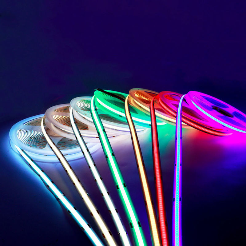 10mm 756LEDs/M Rgb Cob LED Streifen Rgb 768Leds/M 24V Ip65 wasserdichte LED flexibel
