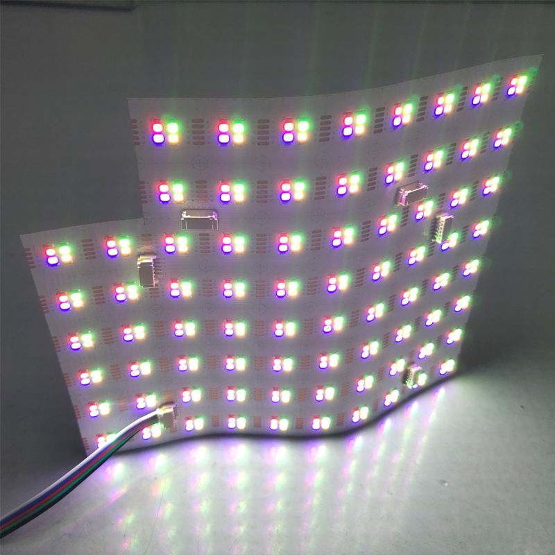 Dc24v Rgbw führte weich Gremiums-weiches Hintergrundbeleuchtungs-flexibles Brett geführtes flexibles Blatt des Gremiums-Blatt-1152leds Smd2835 35w