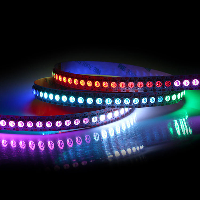 60 144Leds/M Magic 5V 12V führte Pixel zugänglicher Rgb Streifen 5m intelligentes geführtes Streifen-Licht 0 Wi 10m FI